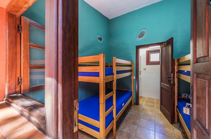 5 habitaciones de 2 literas